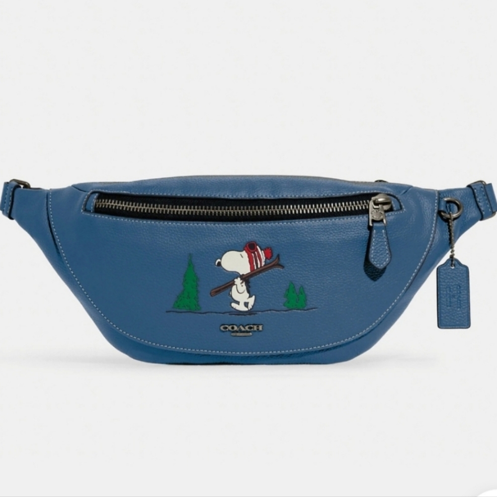 Coach x Peanuts Warren Belt Bag with Snoopy Motif